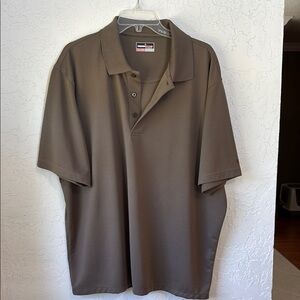 Grand Slam Brown Polo Shirt Short Sleeve Classic